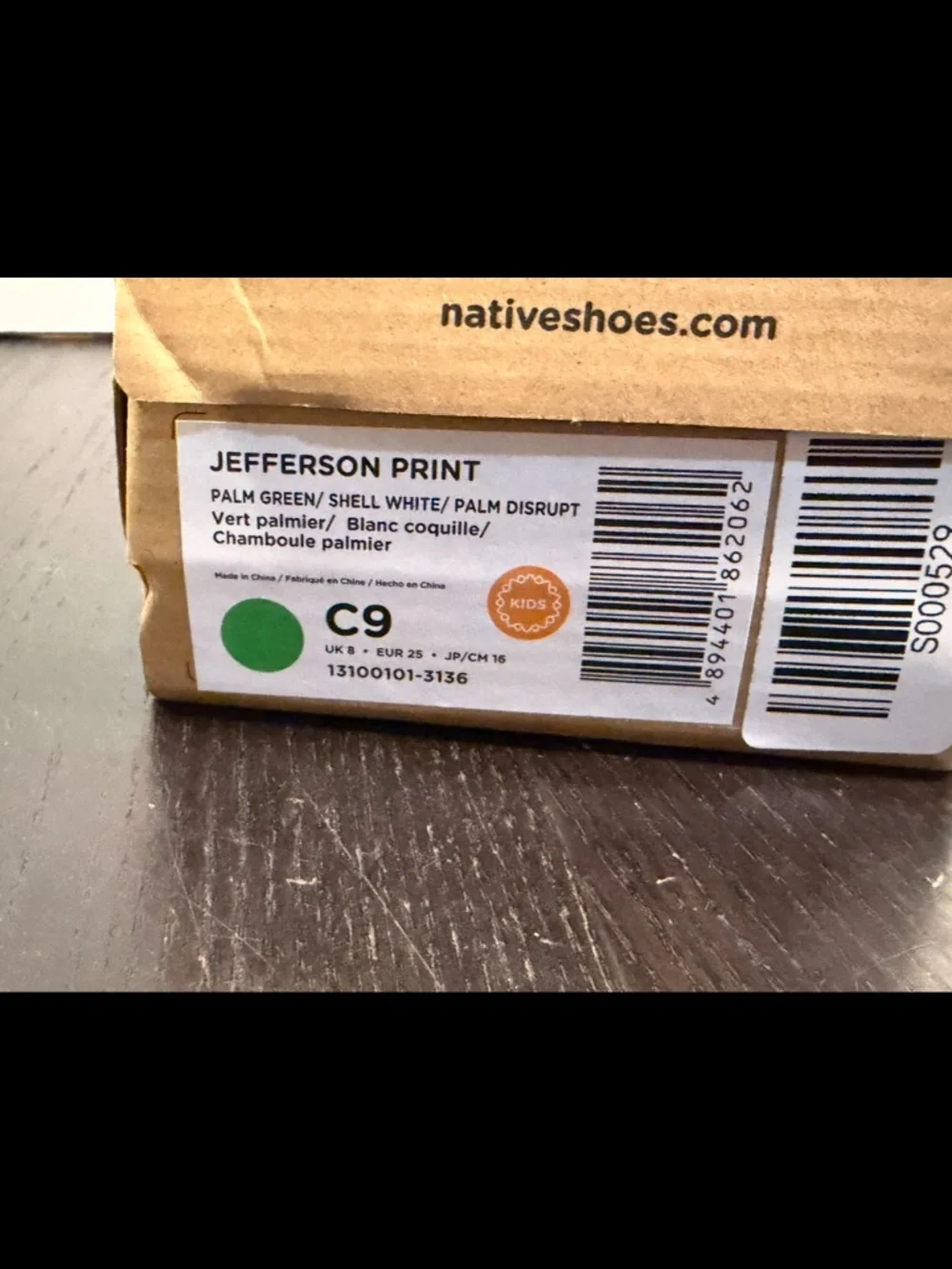 Native Jefferson Print Shoes Multicolor Tie Dye Little Kids/Toddler C9